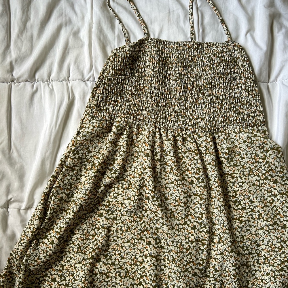 Floral Spaghetti Strap Dress